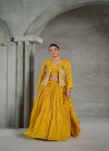 PC 495 Chinon With Heavy Thread & Sequence Work Lehenga With Crop Top And Jacket Collection Bulk Orders In India